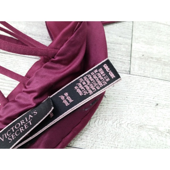 Victoria's Secret Very Sexy Push Up Bra Plum Purple Size 38D Victorias - Picture 10 of 11